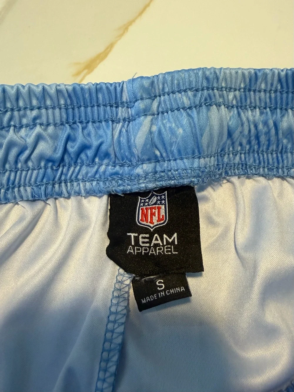 NFL Tennessee Titans Team Apparel Shorts Men’s Small Blue Athletic Training Gym